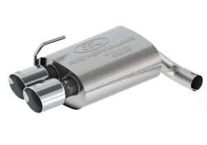 Ford Explorer ST Performance Exhaust - Dual Rear Exit - Ford Racing - Cat Back with 4 in. Chrome Tips, Sport - Chrome - `20-`25 Ford Explorer ST Performance Exhaust - Dual Rear Exit - Ford Racing - Cat Back with 4 in. Chrome Tips, Sport - Chrome - `20-`25